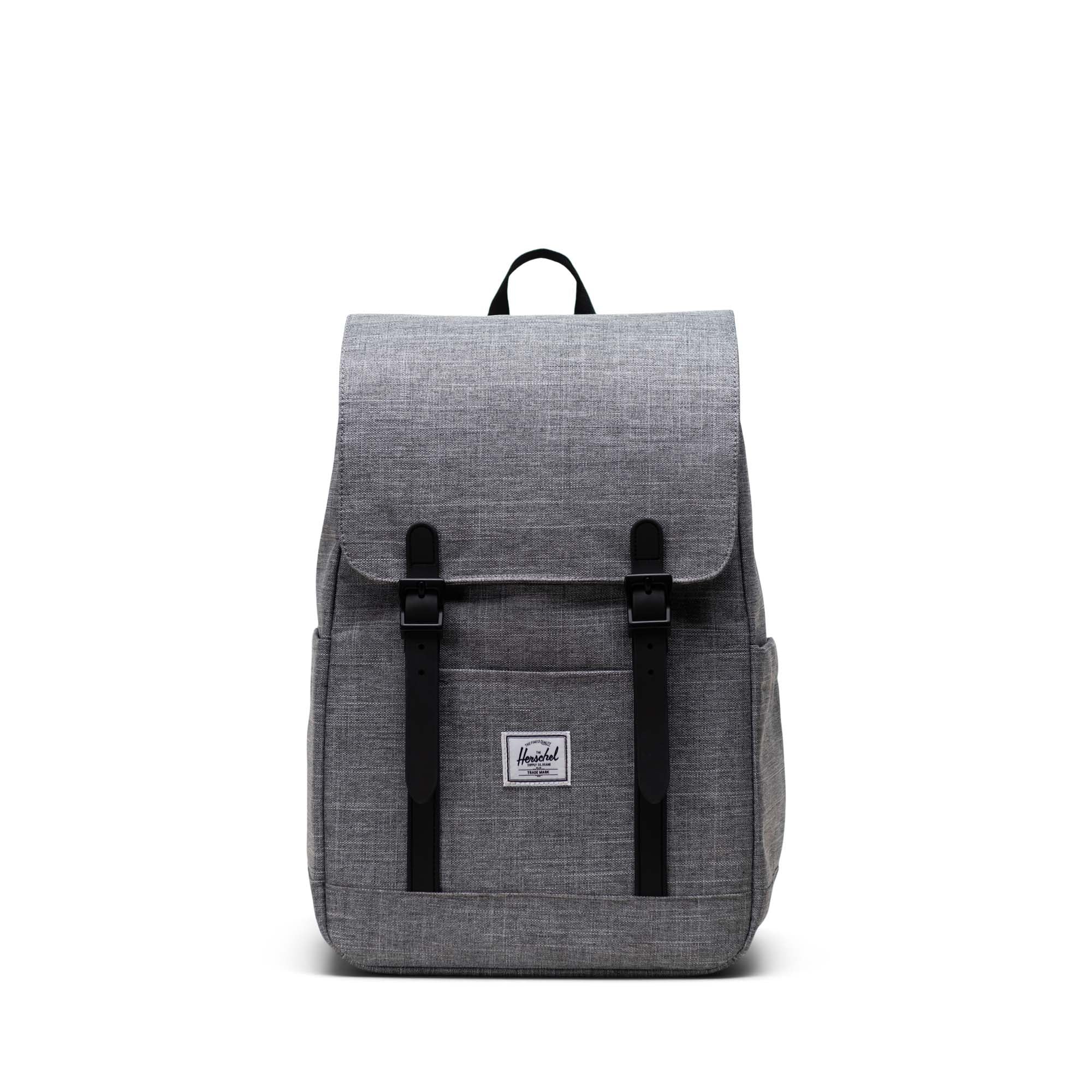 Kırçıllı Antrasit Herschel Retreat Küçük Boy Su İtici Kumaş Sırt Çantası, 14" Laptop Uyumlu, 17 L